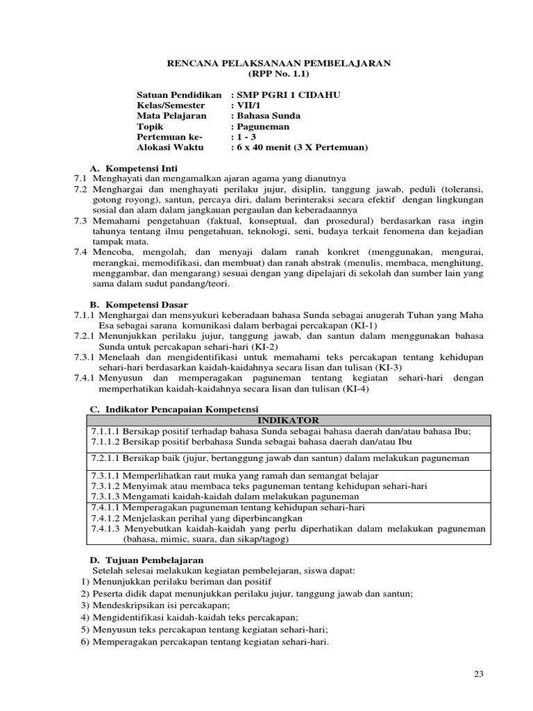 Contoh Teks Paguneman Sapopoe Terbaru - Tugas Sekolahku