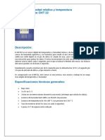 DHT22 sensor de humedad y temperatura