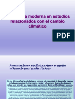 Estadistica Moderna Estudios Relacionados Cambio Climatico