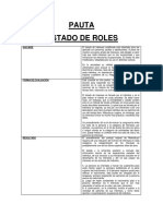 Pauta Listado de Roles