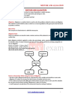 Mixture and Alligation PDF