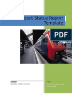 Project Status Report Template