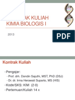 Kuliah 1 - Introduksi Kim Bio 1 - 2013