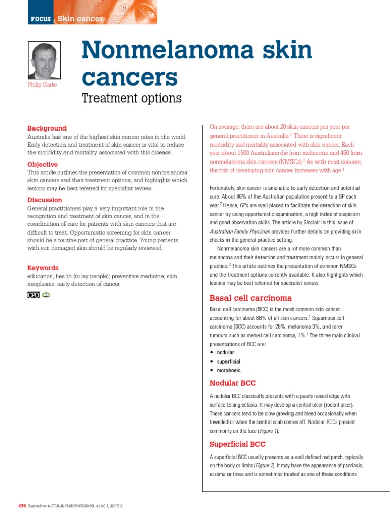 AFP Nonmelanoma Skin Cancers | PDF | Skin Cancer | General Practitioner