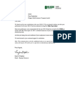 Appraisal Letter PDF