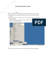 Steps For Testing Evdo