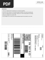 QVC Return Label Instructions | PDF