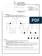 G11 Bio2 WS2 Pedigree Analysis