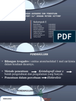 PENENTUAN BILANGAN AVOGADRO DAN PENENTUAN BILANGAN TRANSPORT Cu2+ DENGAN METODE HITTORF