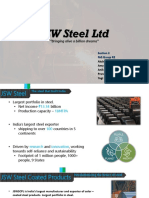 JSW Steel LTD: "Bringing Alive A Billion Dreams"