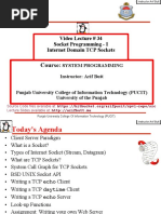 Video Lec34 Socket Programming Part1 Arif Butt at PUCIT