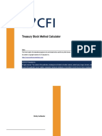 Treasury stock method