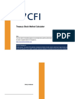 Treasury Stock Method