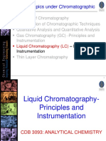 Recap: Topics Under Chromatographic