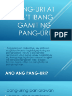 Filipino Pang Uri