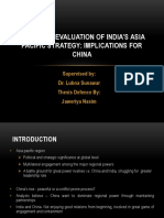 A Critical Evaluation of India'S Asia Pacific Strategy: Implications For China