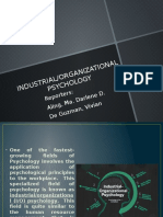 Industrial Organizational Psychology REPORT CIT