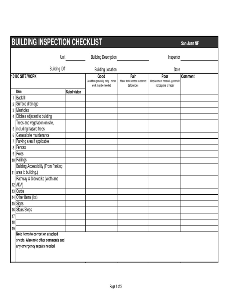 Borang Inspection PDF | PDF | Basement | Architectural Design