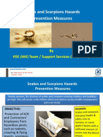 Snakes and Scorpions Hazards PDF