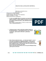 Ejercicios Diferentes Notacion Cientifica ESO