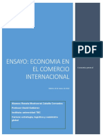 Economía y El Comercio Internacional