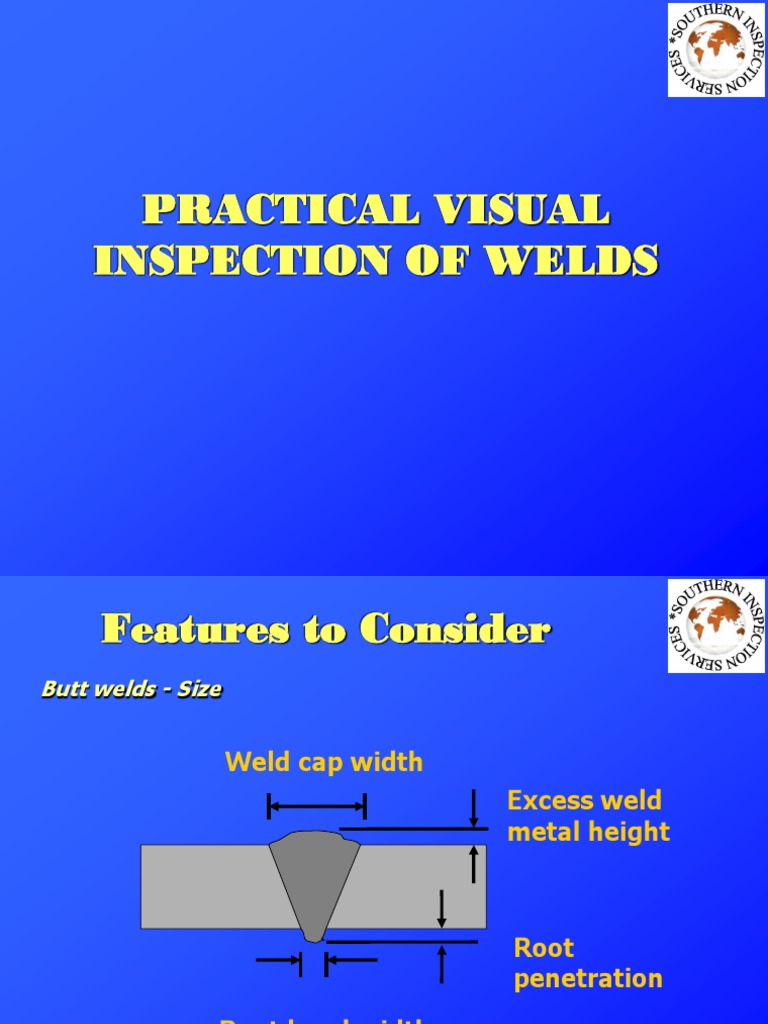 Visual Inspection of Welding Defects | PDF | Welding | Construction