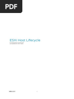 ESXi Host Lifecycle