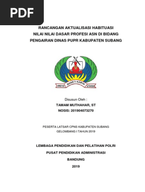 Laporan Rancangan Aktualisasi Tamam Rev 15 Apr