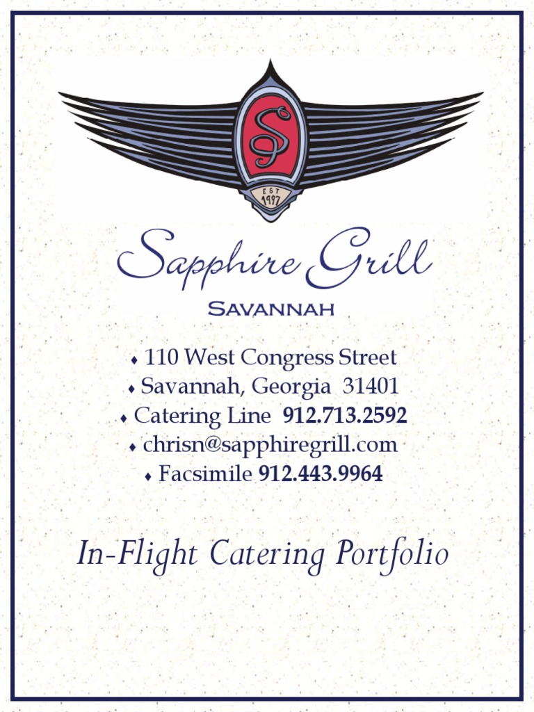 Sapphire Grill | PDF | Salad | Foods