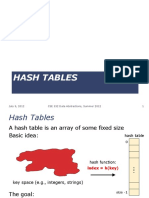 Hash Tables: July 9, 2012 CSE 332 Data Abstractions, Summer 2012 1