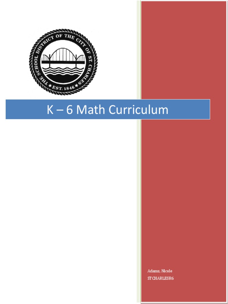 K6 Math Curriculum Guide201819 FINAL PDF PDF Fraction