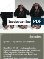 Evolusi Spesies dan Spesiasi