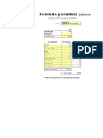 Formula Panadera Simple