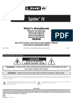 Spider IV Pilot's Guide - English (Rev F) PDF