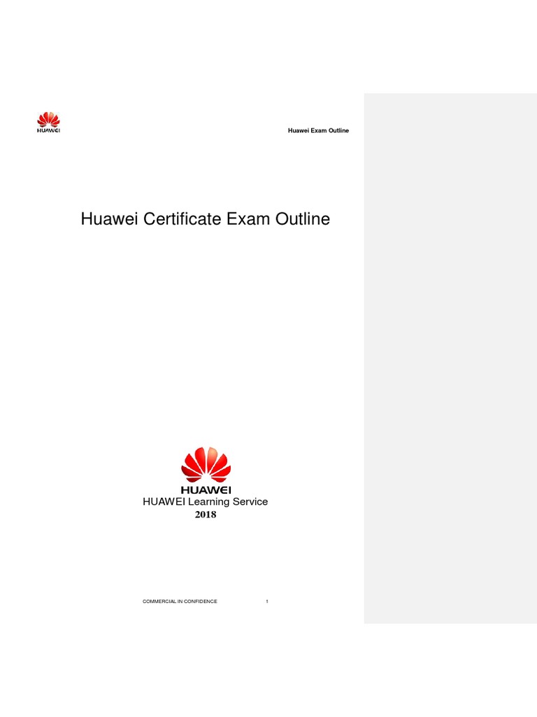 Huawei Certification Exam Overview | PDF | Internet Protocol Suite ...