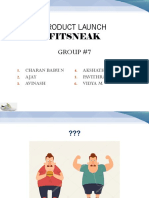 Product Launch Fitsneak: Group #7