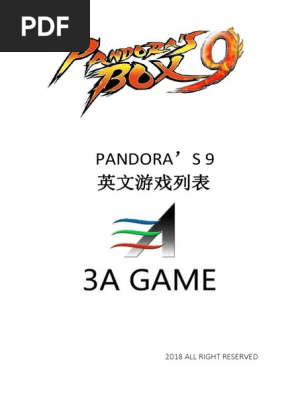 Pandora S Box 9 Game List Pdf Leisure Sports