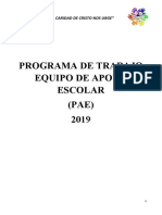 programa de apoyo escolar inclusivo