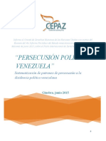 Persecución Política en Venezuela CEPAZ