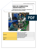 Armado, montaje y arranque de motor diésel