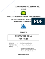 Directiva Del Portal Web