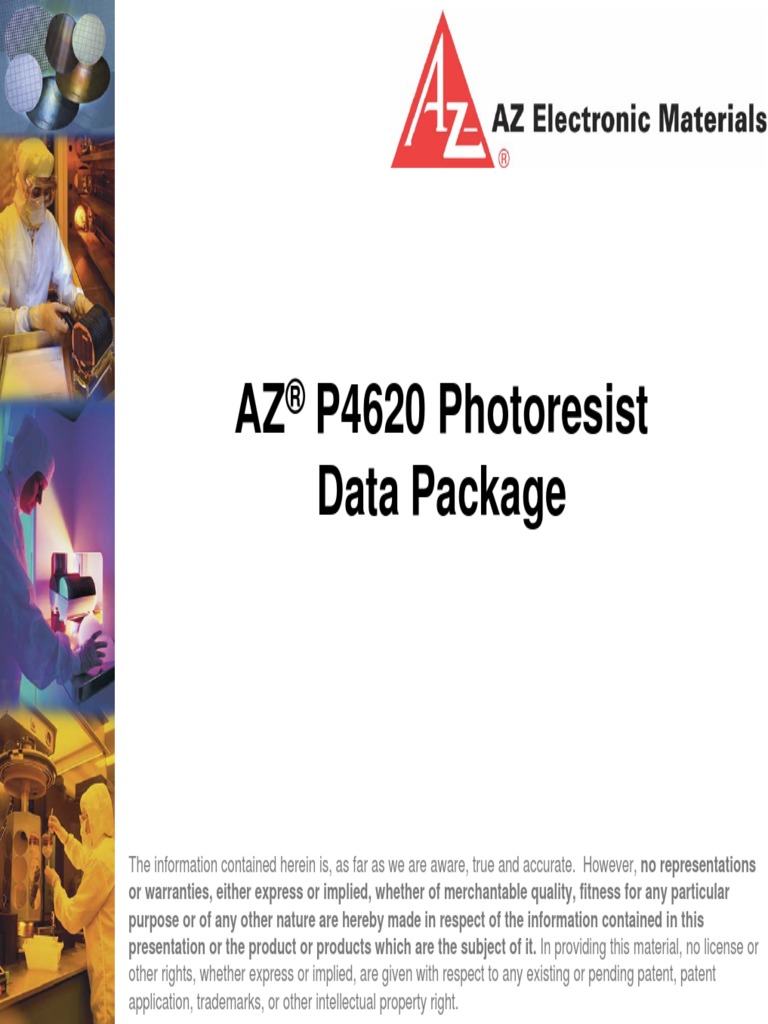 Info Az p4620 PDF Photolithography Nanotechnology