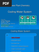 Power Plant Chemistry: Cooling Water System