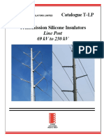Catalogue T-LP Transmission Silicone Insulators: Line Post 69 KV To 230 KV