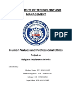 HMR Institute of Technology and Management: Human Values and Professional Ethics