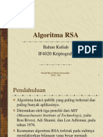 Algoritma RSA (2018)