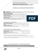 Grille Evaluation Production Ecrite Dalf c1