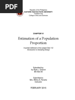 Estimation of A Population Proportion (Systematic Sampling)