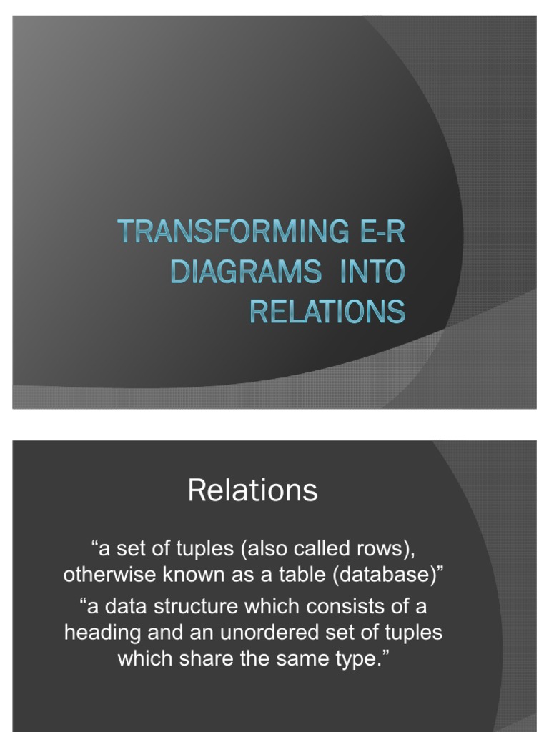 Arivian E/R Diagrams Overview | PDF | Inheritance (Object Oriented ...