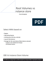 EBS Root Volumes Vs Instance Store: Pravin Menghani